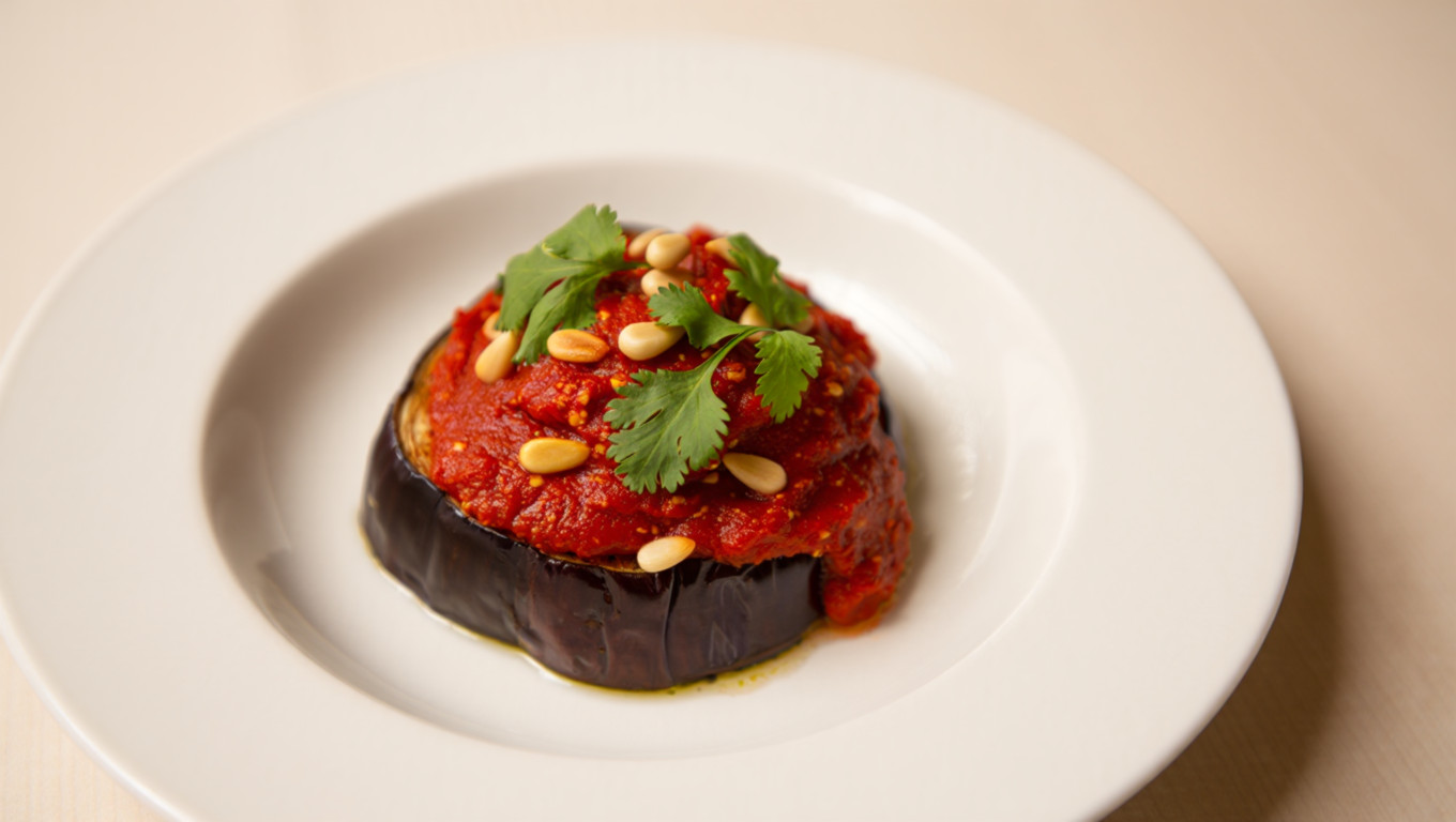 Vegan Baked Eggplant with Tomato Sauce