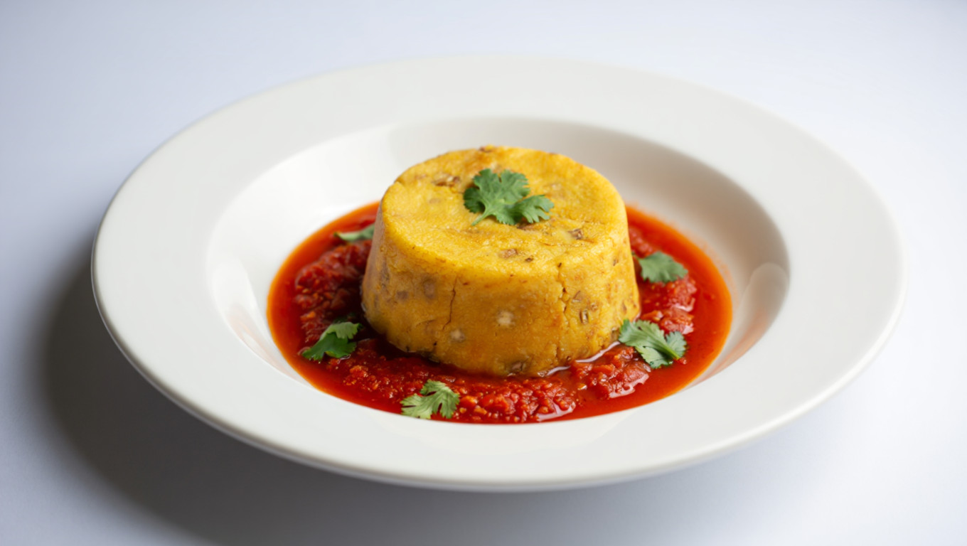 Vegan Fried Plantain Mofongo