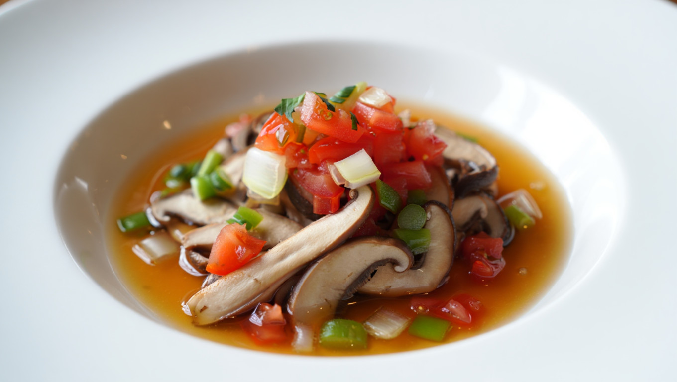 Vegan Shiitake Mushroom Ceviche