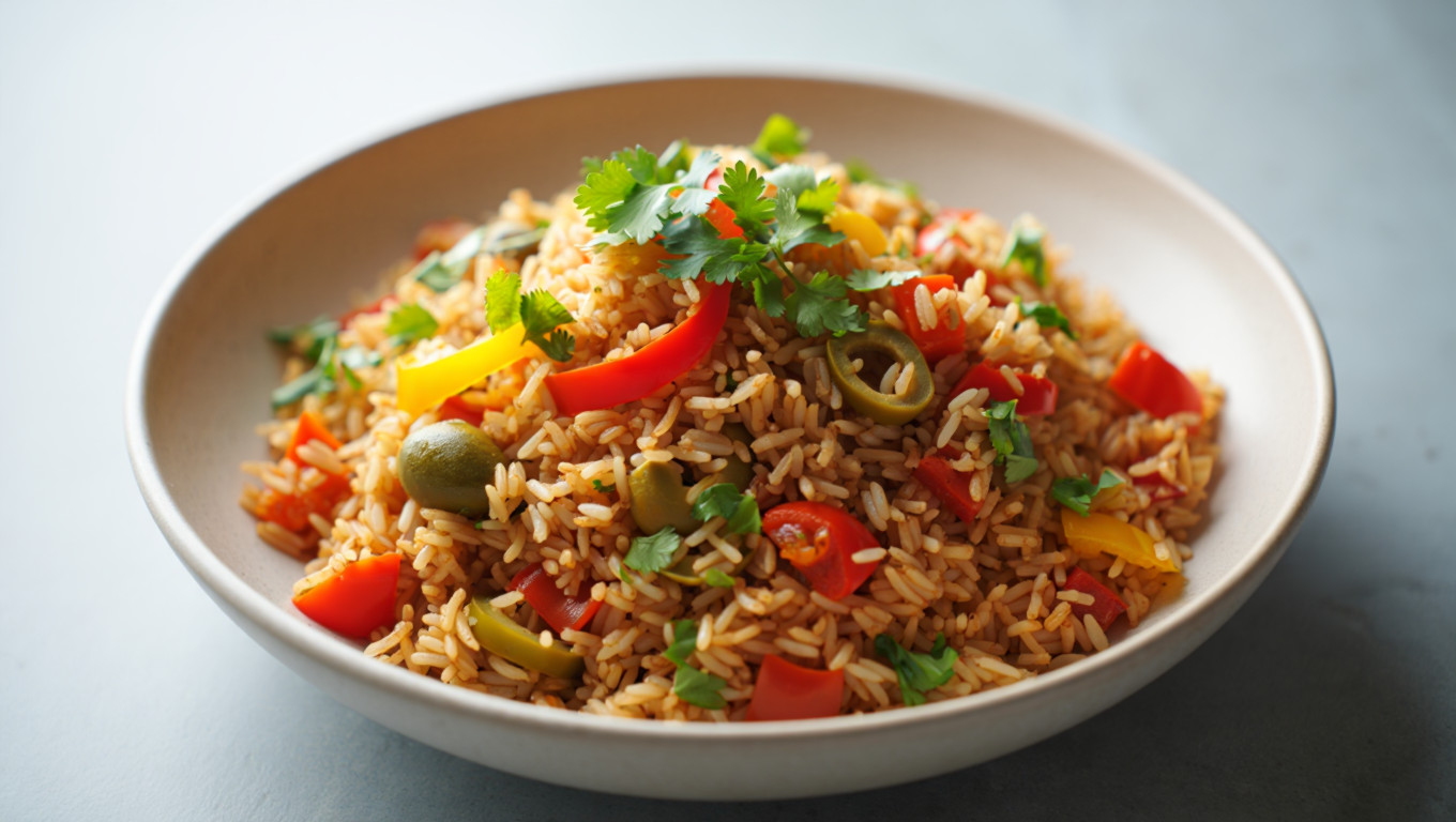 Vegan Spanish Style Rice