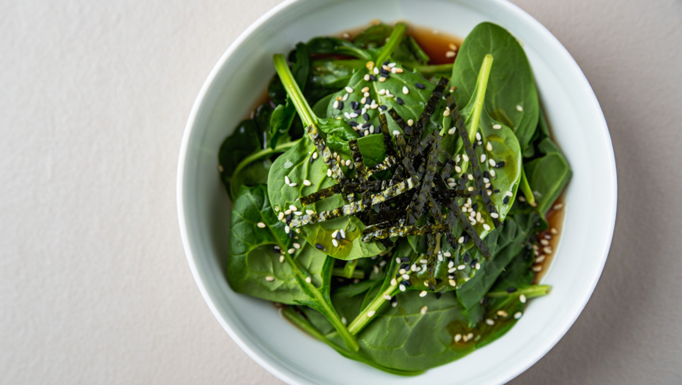 Vegan Spinach Sesame Salad