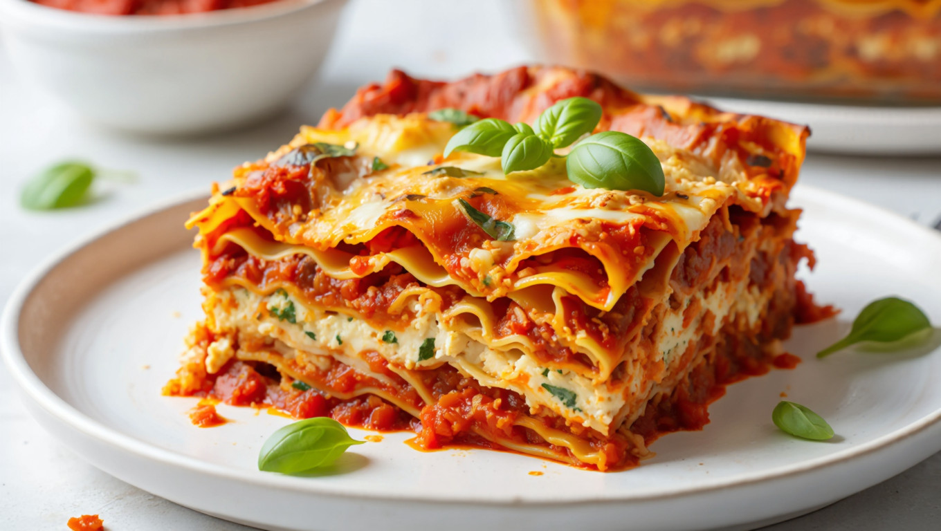 Vegan Stuffed Lasagna