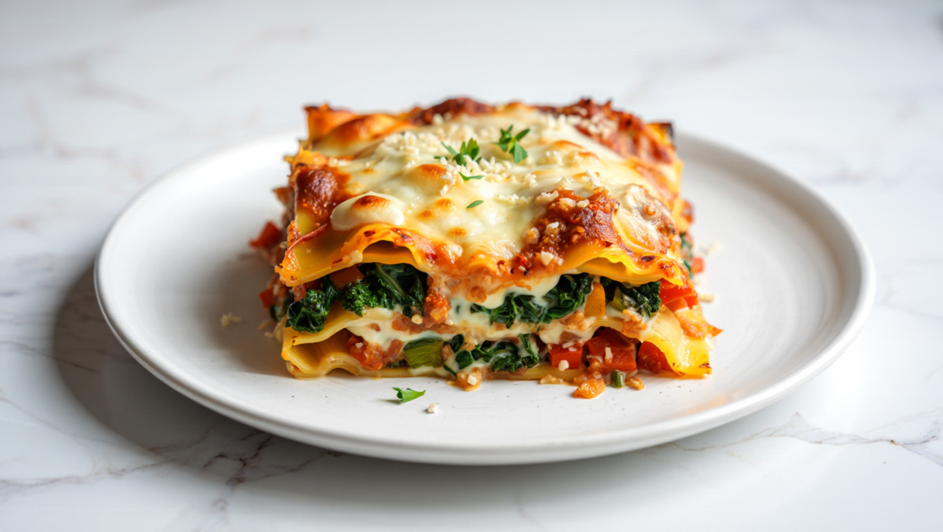 Vegetable and Kale Lasagna