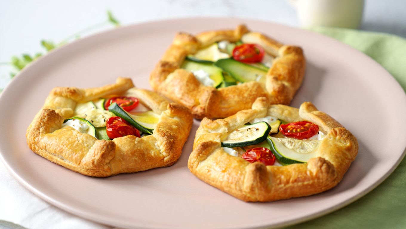 Vegetable Goat Cheese Galettes