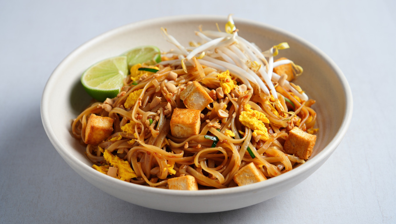 Vegetarian Authentic Pad Thai Noodles