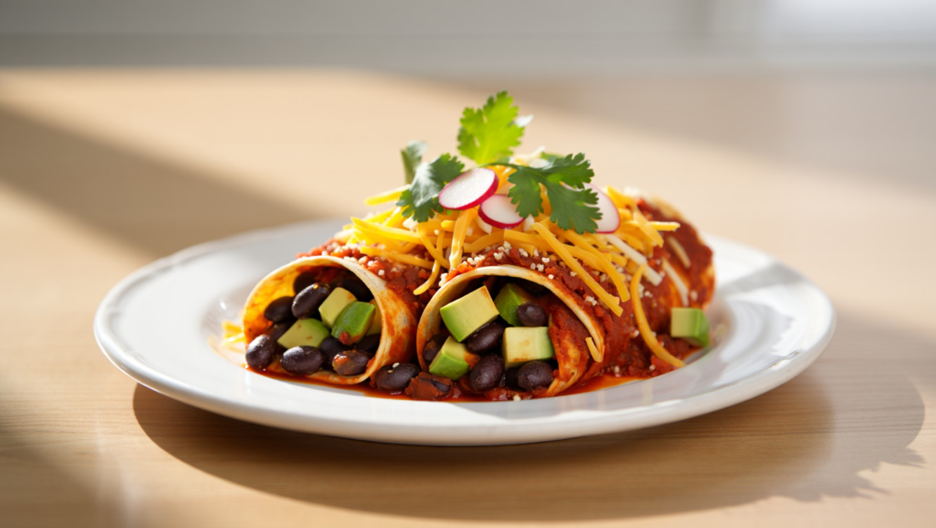 Vegetarian Avocado Enchiladas