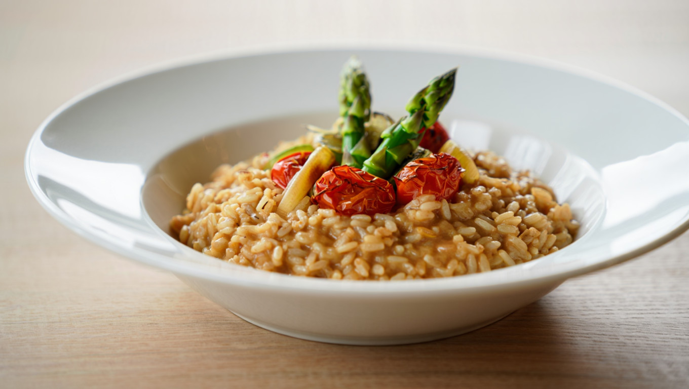 Vegetarian Brown Rice Risotto