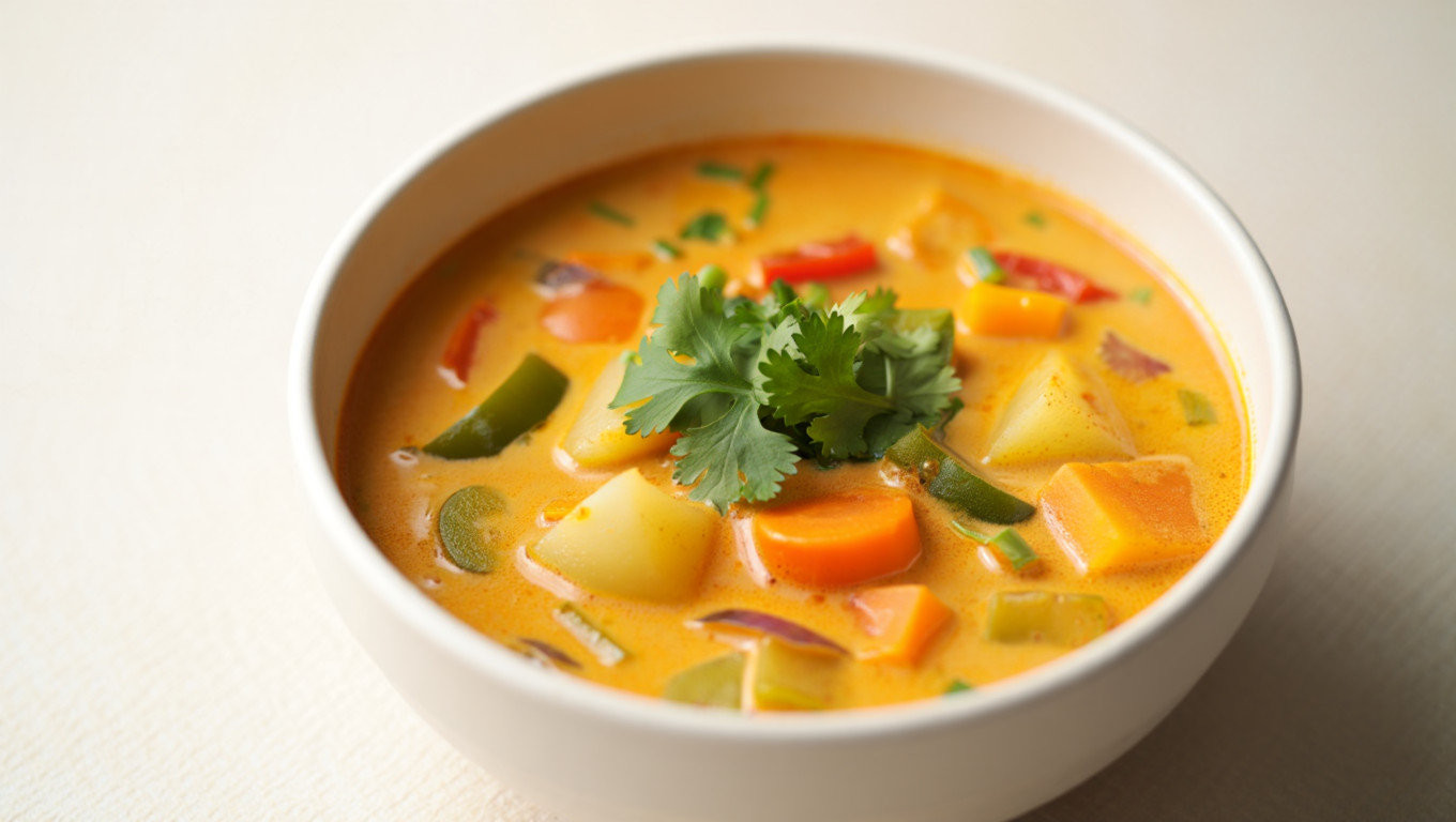 Vegetarian Curry Soup