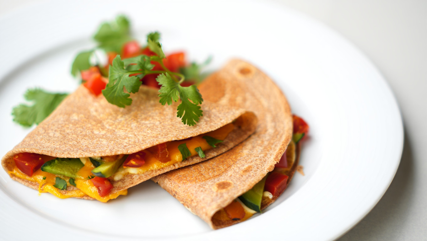 Vegetarian Farm Fresh Quesadillas