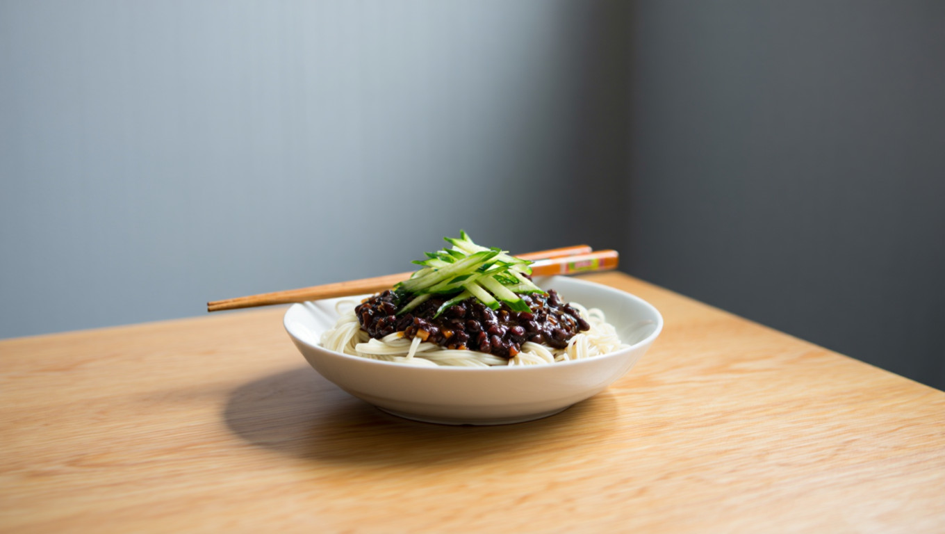 Vegetarian Jajangmyeon