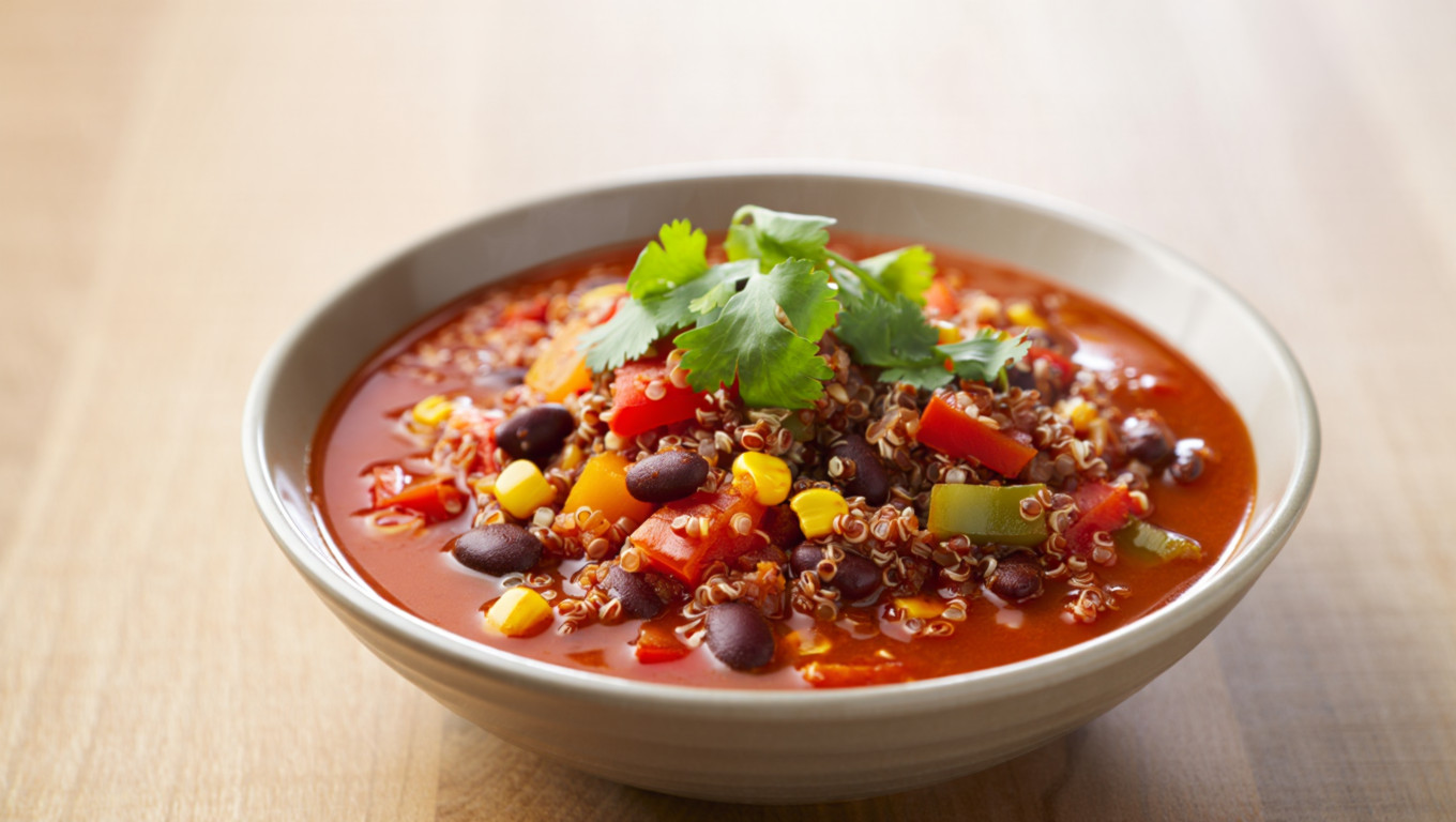 Vegetarian Quinoa Black Bean Chili