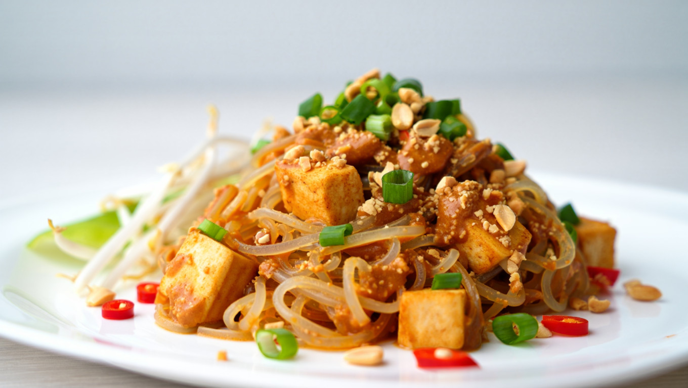 Vegetarian Shirataki Pad Thai