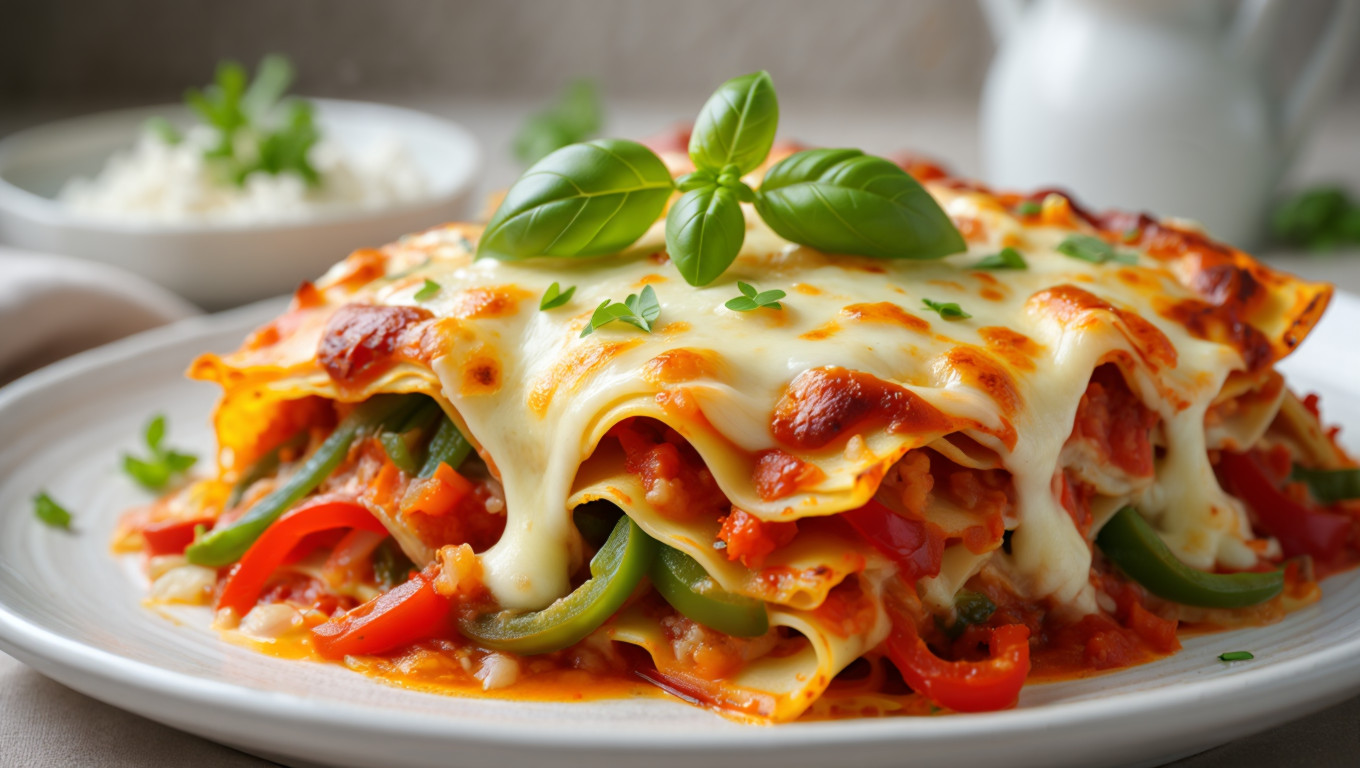 Vegetarian Spicy Lasagna