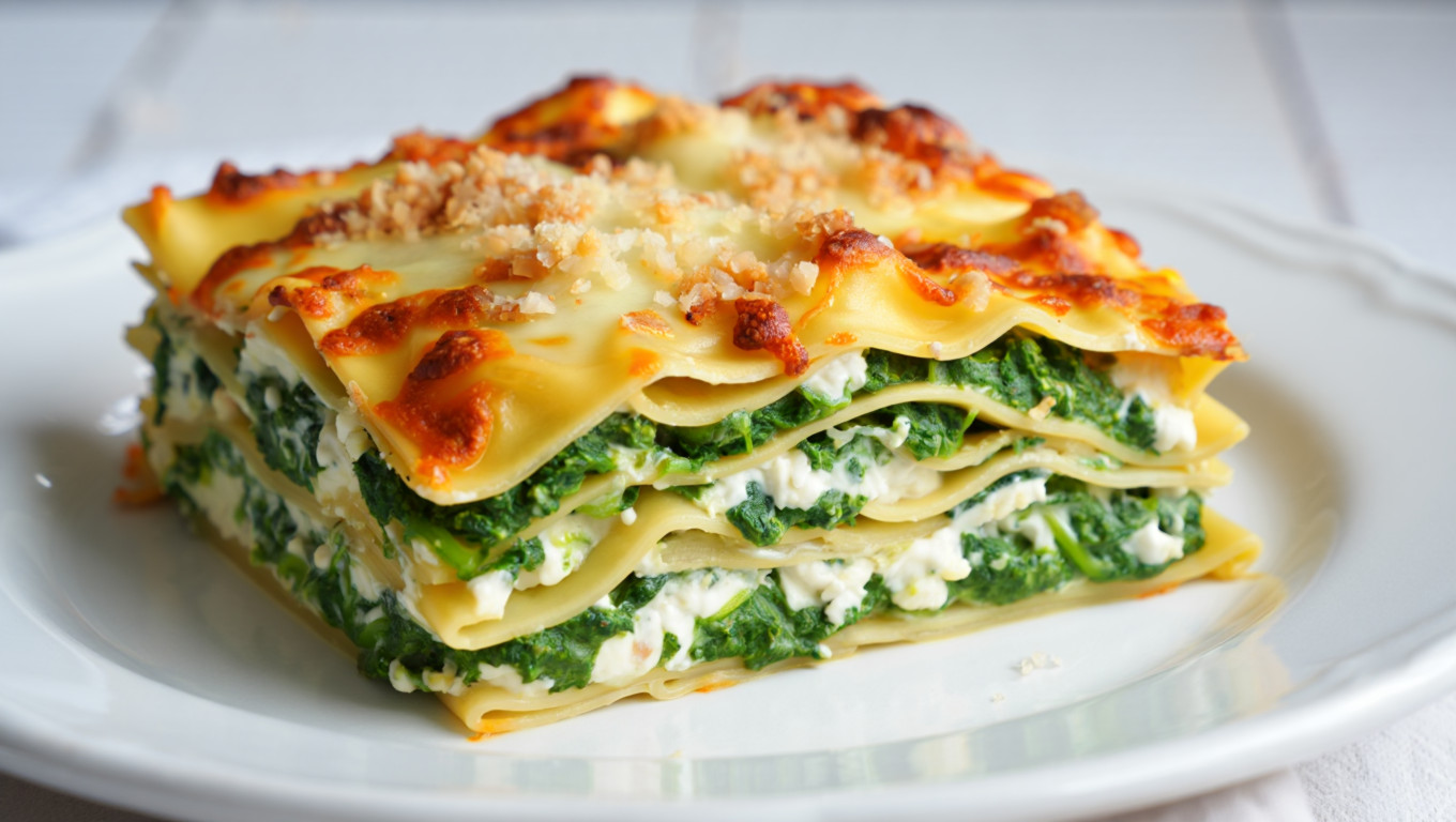 Vegetarian Spinach Lasagna