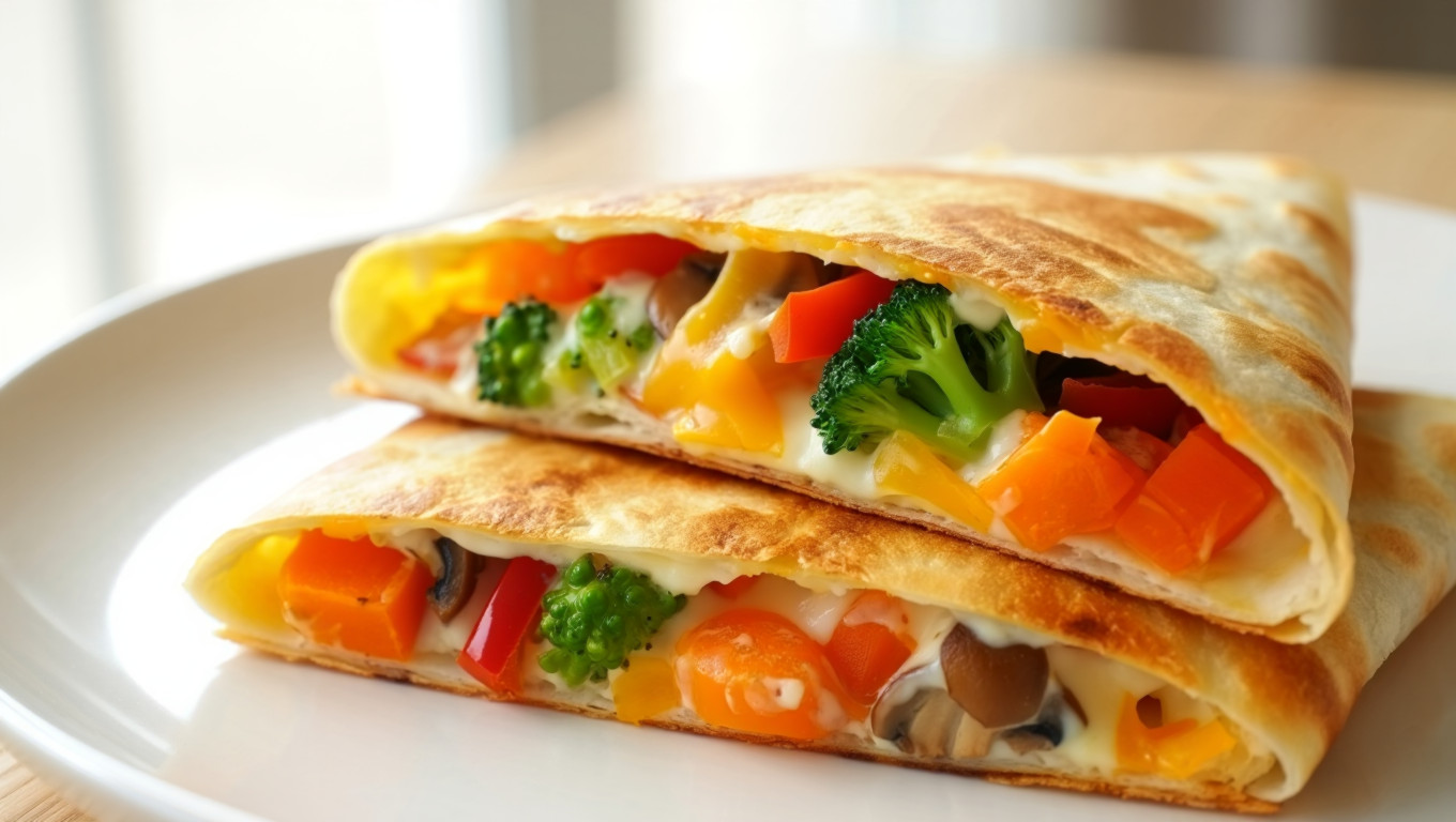 Veggie and Cheese Quesadillas