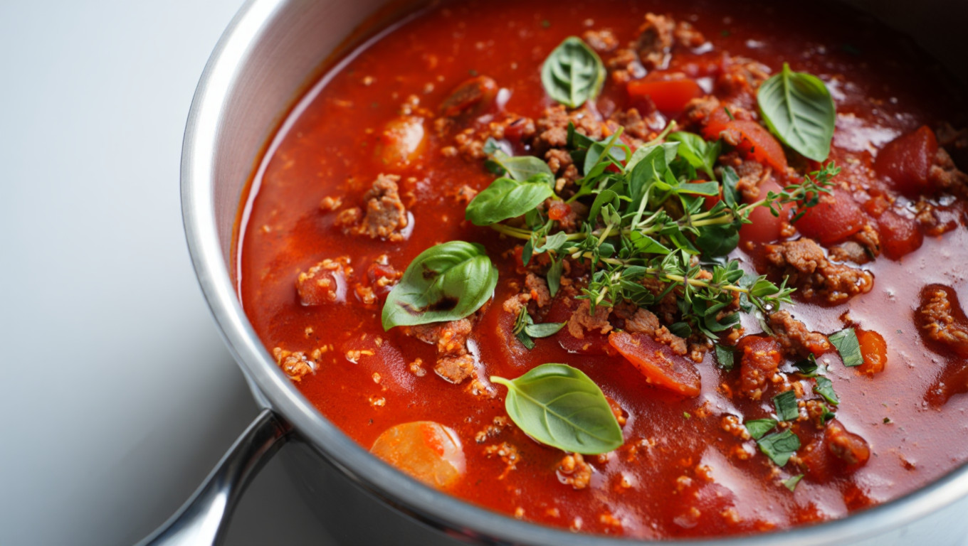 Veggie-Packed Sausage Spaghetti Sauce