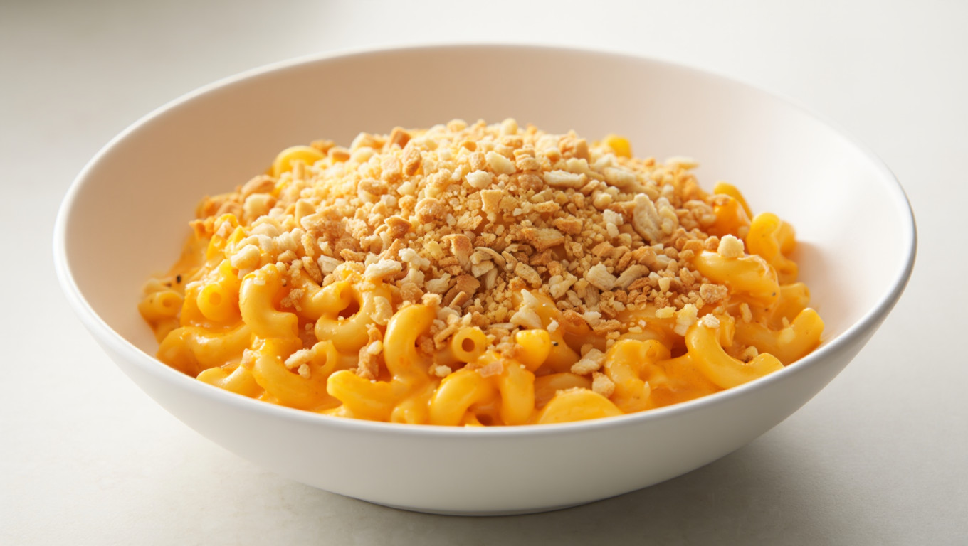Velveeta Mac and Cheese with Cracker Topping
