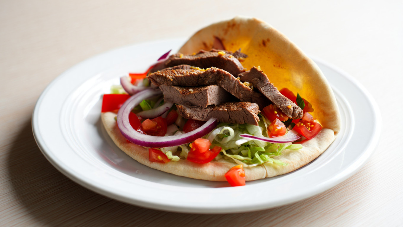 Venison Gyros with Mediterranean Marinade
