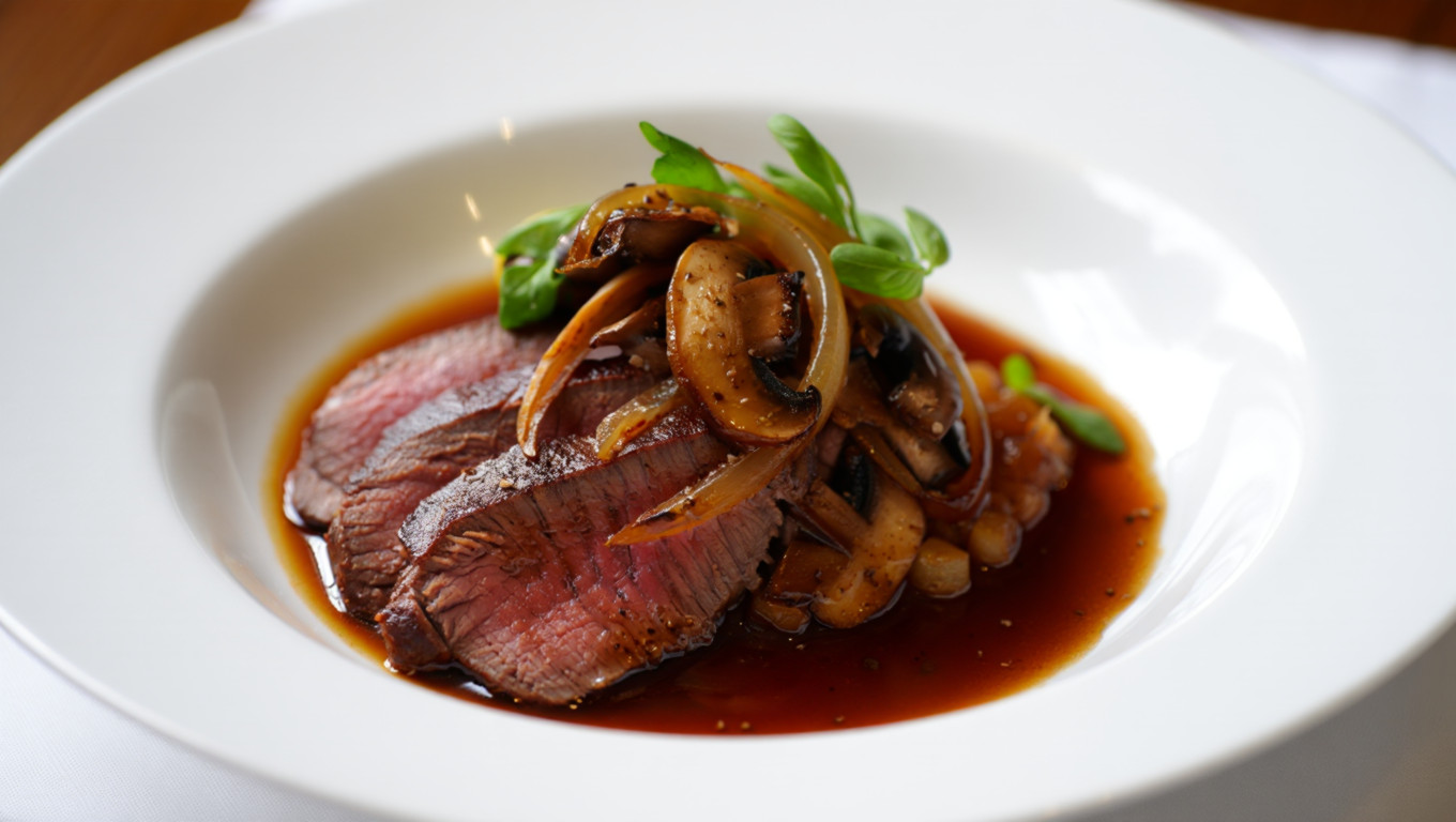 Venison in Sherry Mushroom Sauce