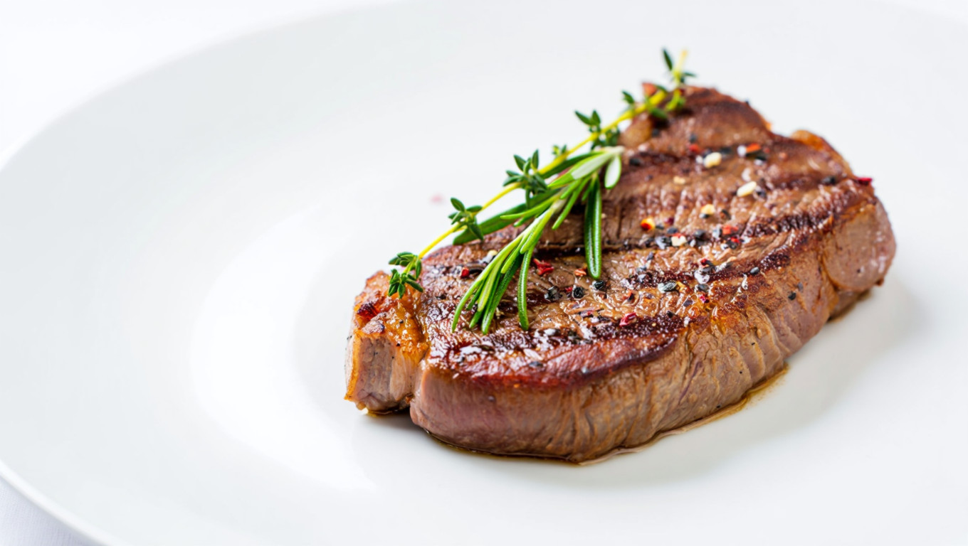 Vermouth-Marinated Flat Iron Steak
