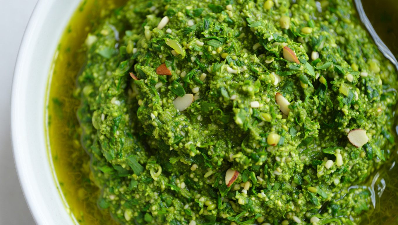 Vibrant Arugula Pesto Sauce