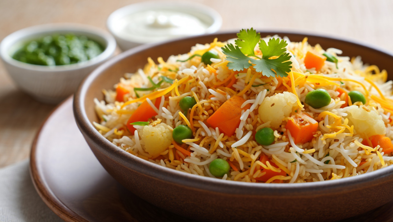 Vibrant Vegetable Biryani
