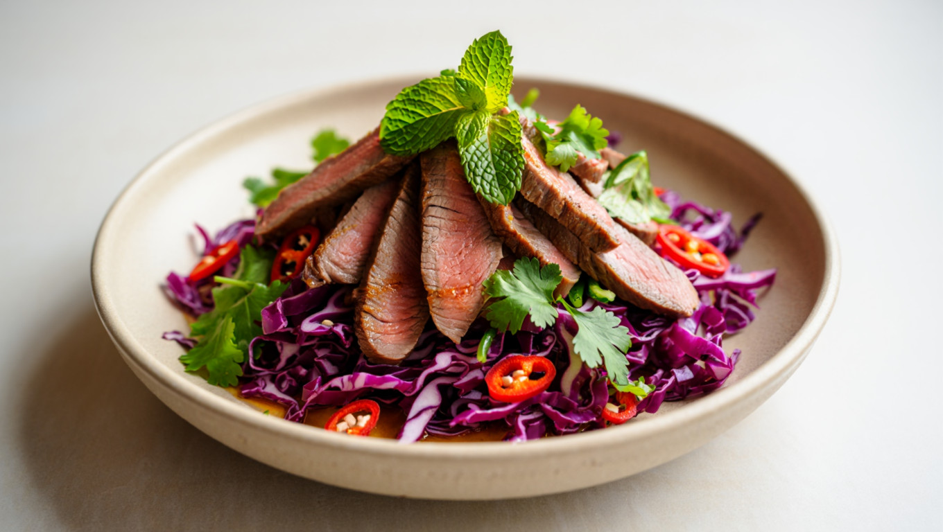 Vietnamese Beef and Cabbage Salad