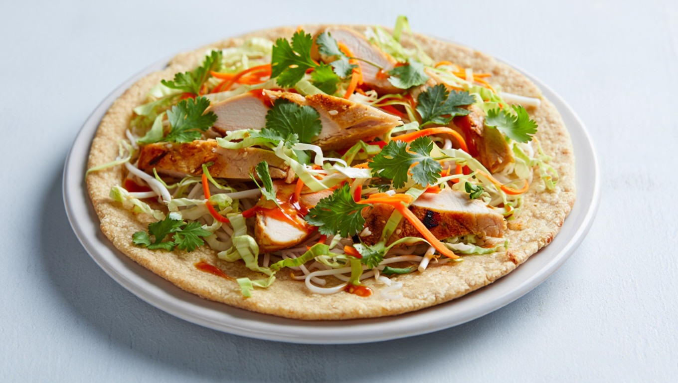 Vietnamese Spring Roll Flatbread
