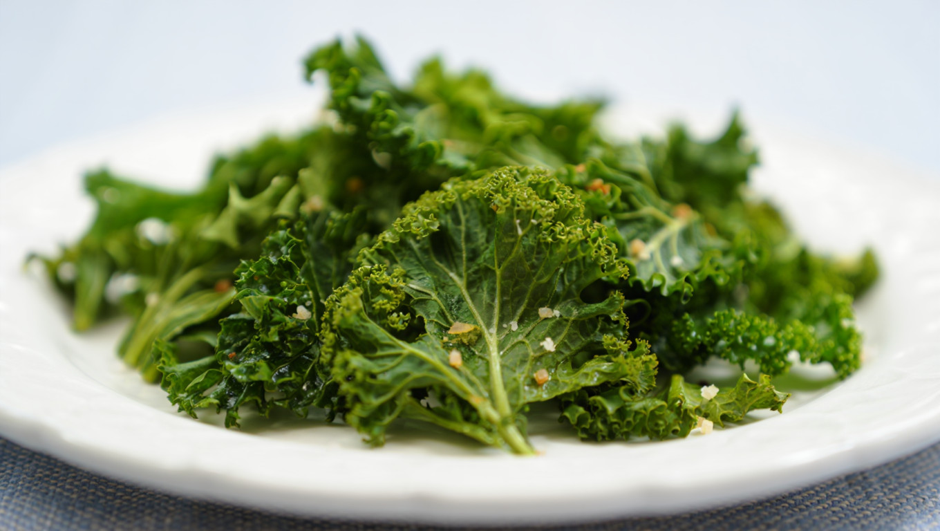 Vinegar Kale Chips