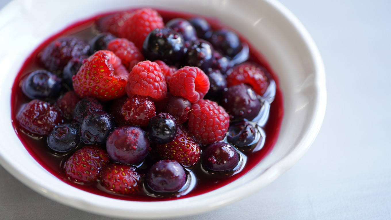 Warm Mixed Berry Sauce