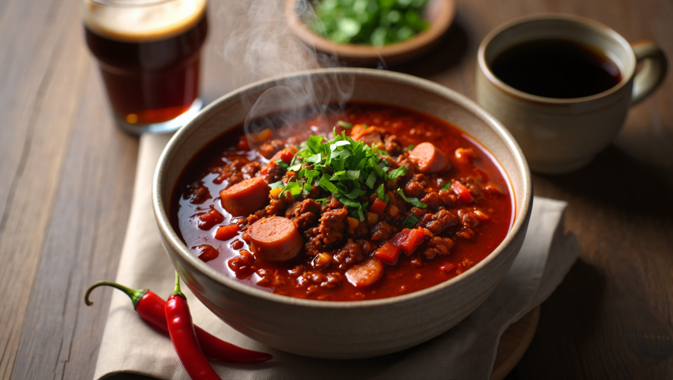 Wasabi Sausage Chili