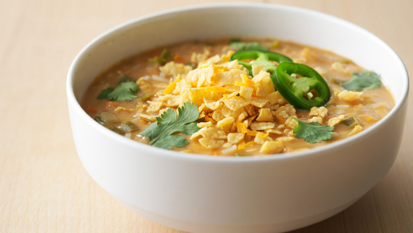 White Bean Enchilada Soup
