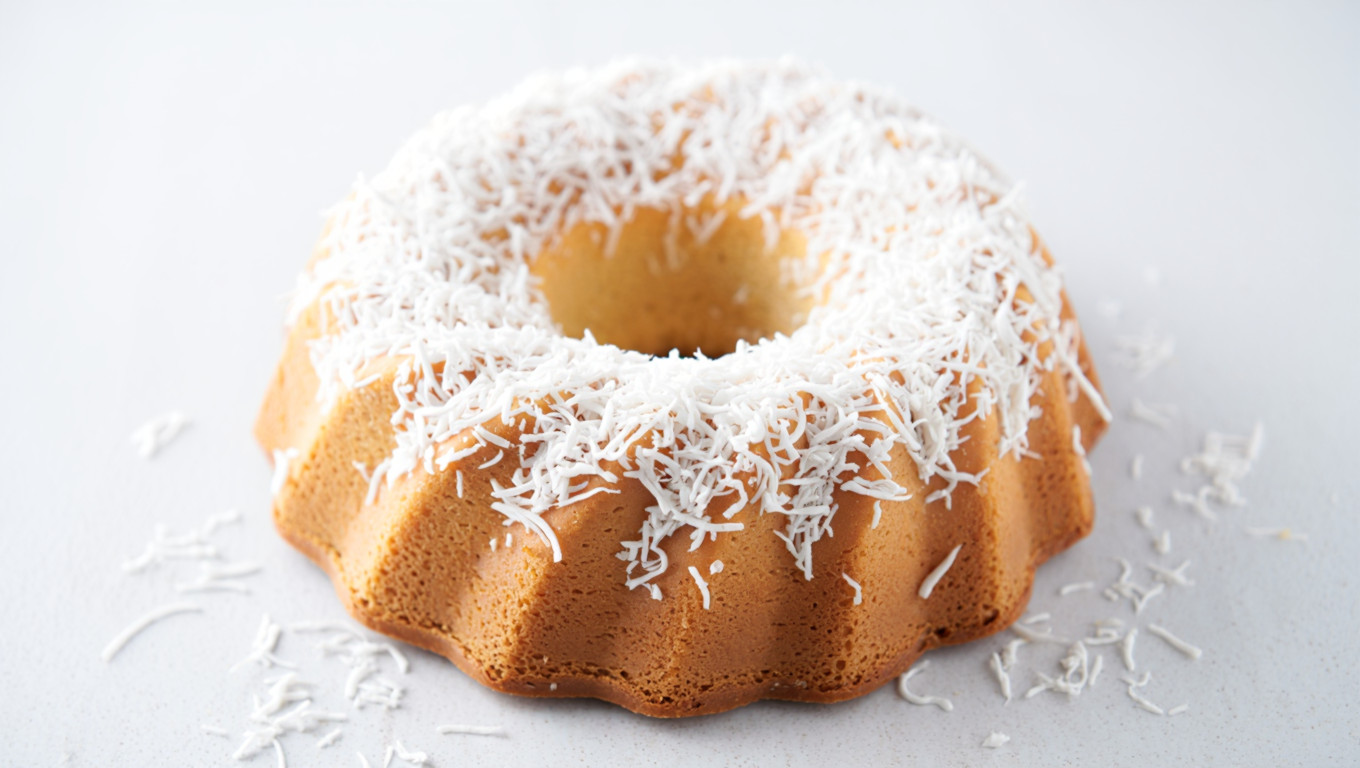 White Chocolate Coconut Bundt Cake