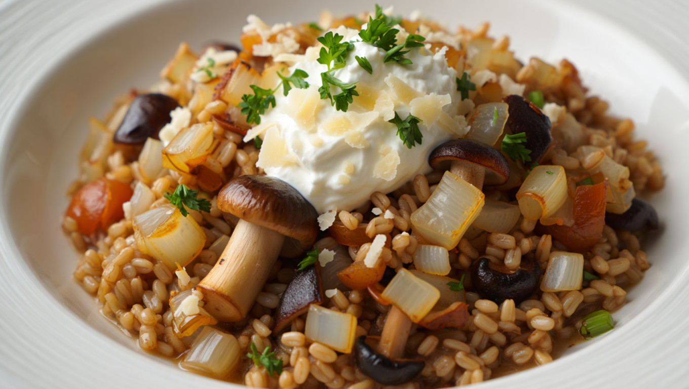 Wild Mushroom Farro