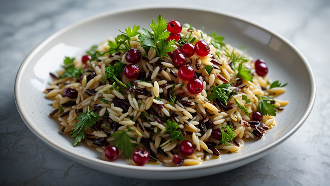 Wild Rice Orzo Salad