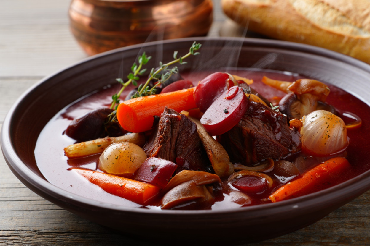 Wine-Marinated Beef Stew