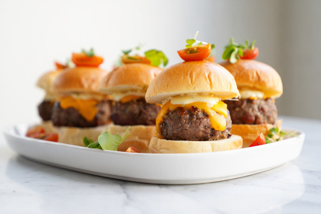 Wolfgang Puck's Cheeseburger Bites