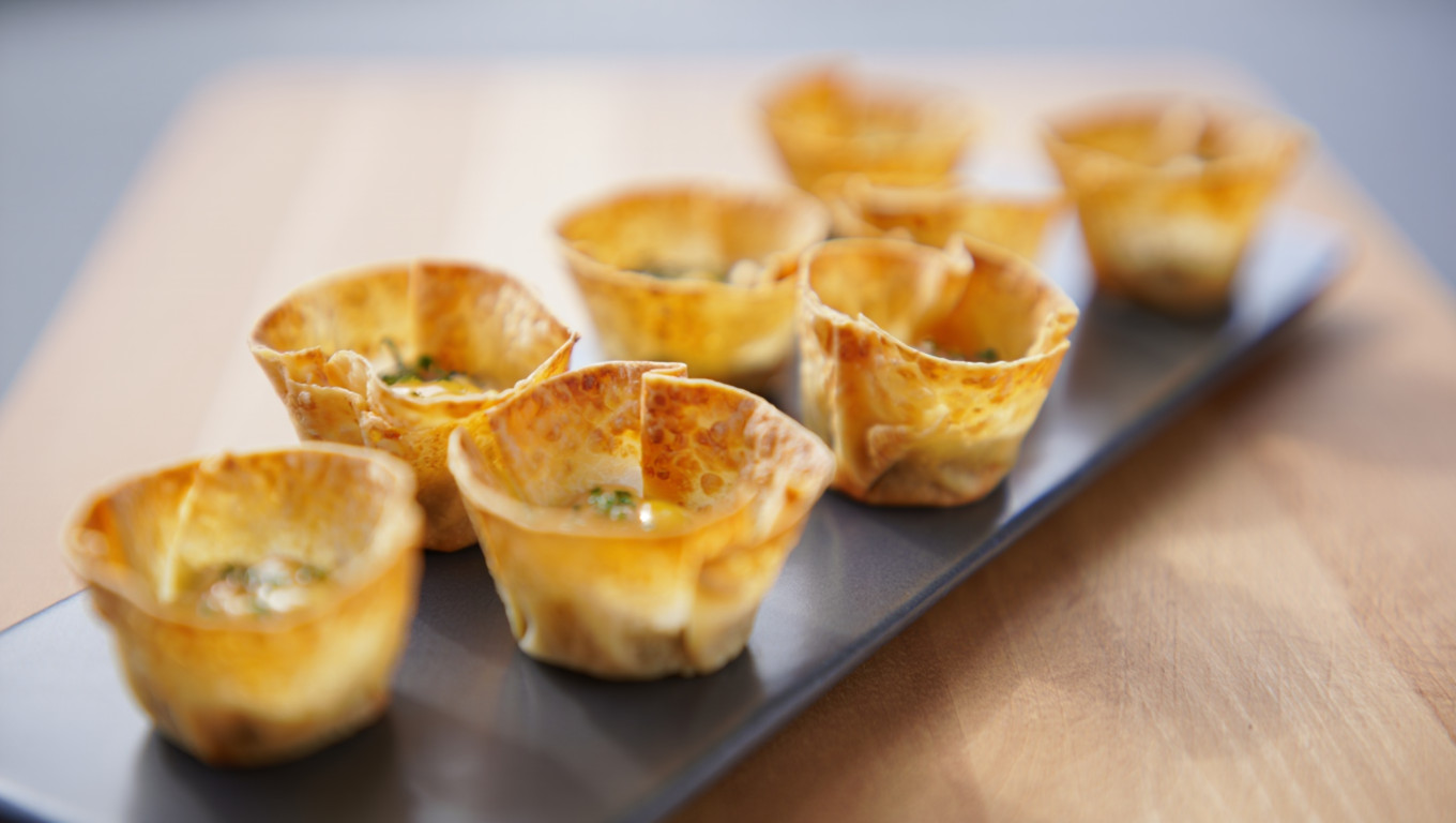 Wonton Taco Cups