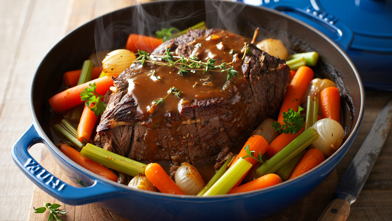 Yankee Pot Roast on the Stovetop