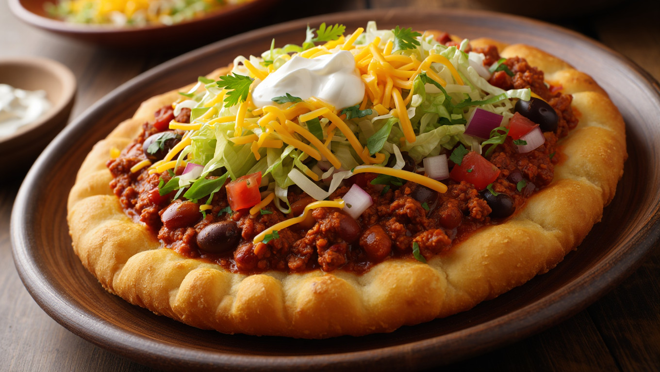 Yeast Fry Bread Indian Tacos