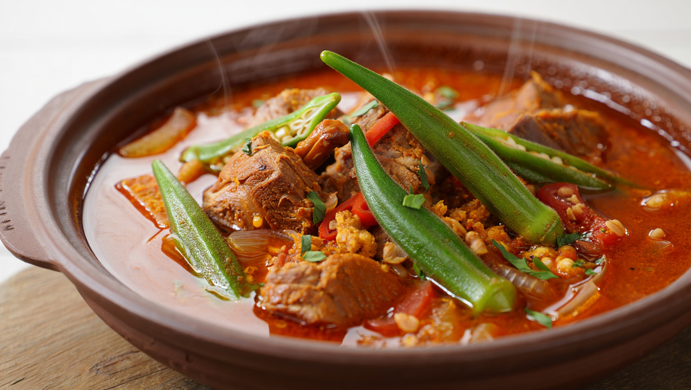 Yemeni Bamieh (Okra and Lamb Stew)