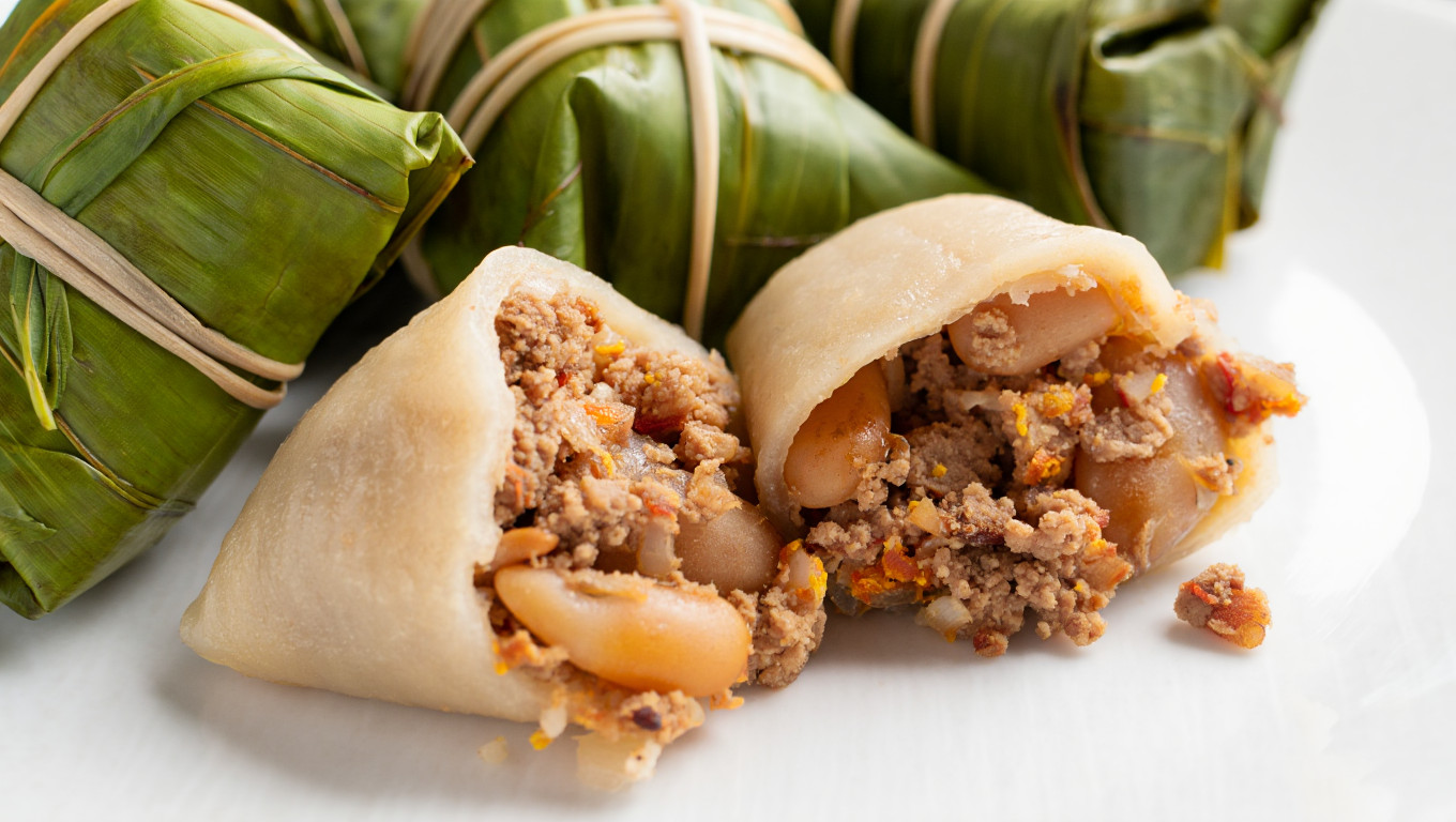 Yuca and Plantain Pasteles