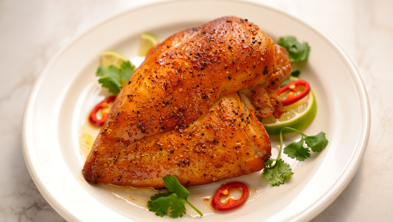Zesty Baked Cuban Chicken with Allspice and Cumin