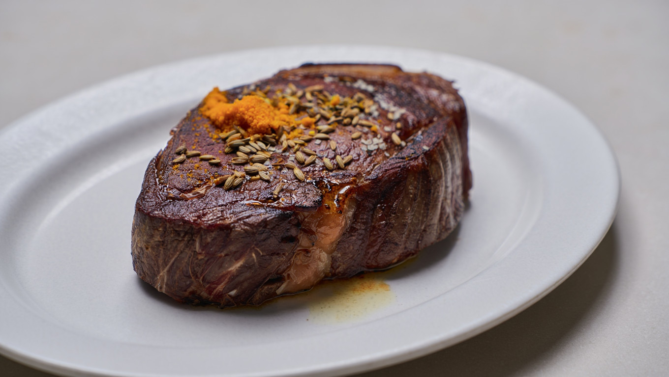 Zesty Marinated Rib Eye Steak