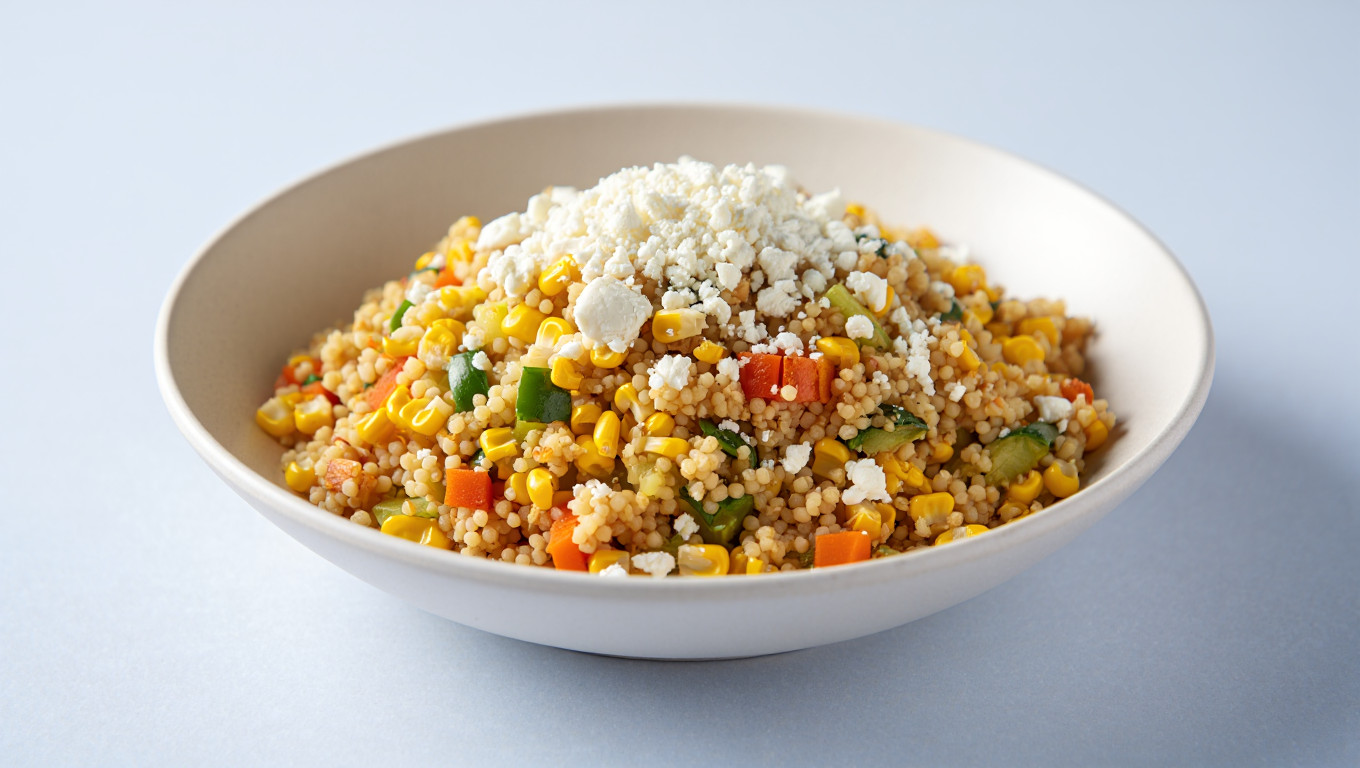 Zesty Mexican Couscous with Corn