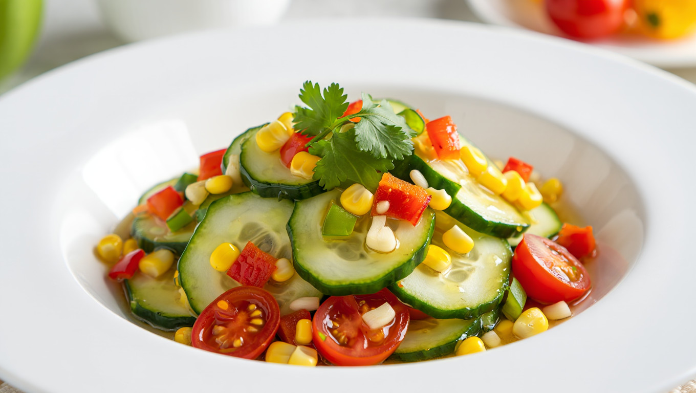 Zesty Mexican Cucumber Salad