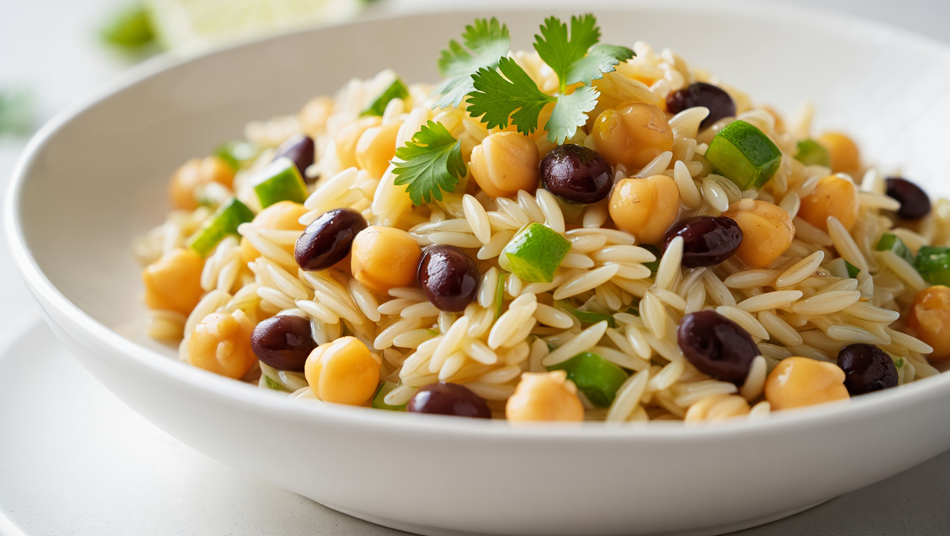 Zesty Mexican Orzo Salad