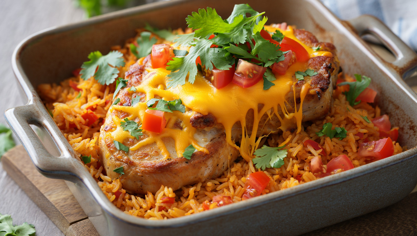 Zesty Mexican Pork Chop Casserole