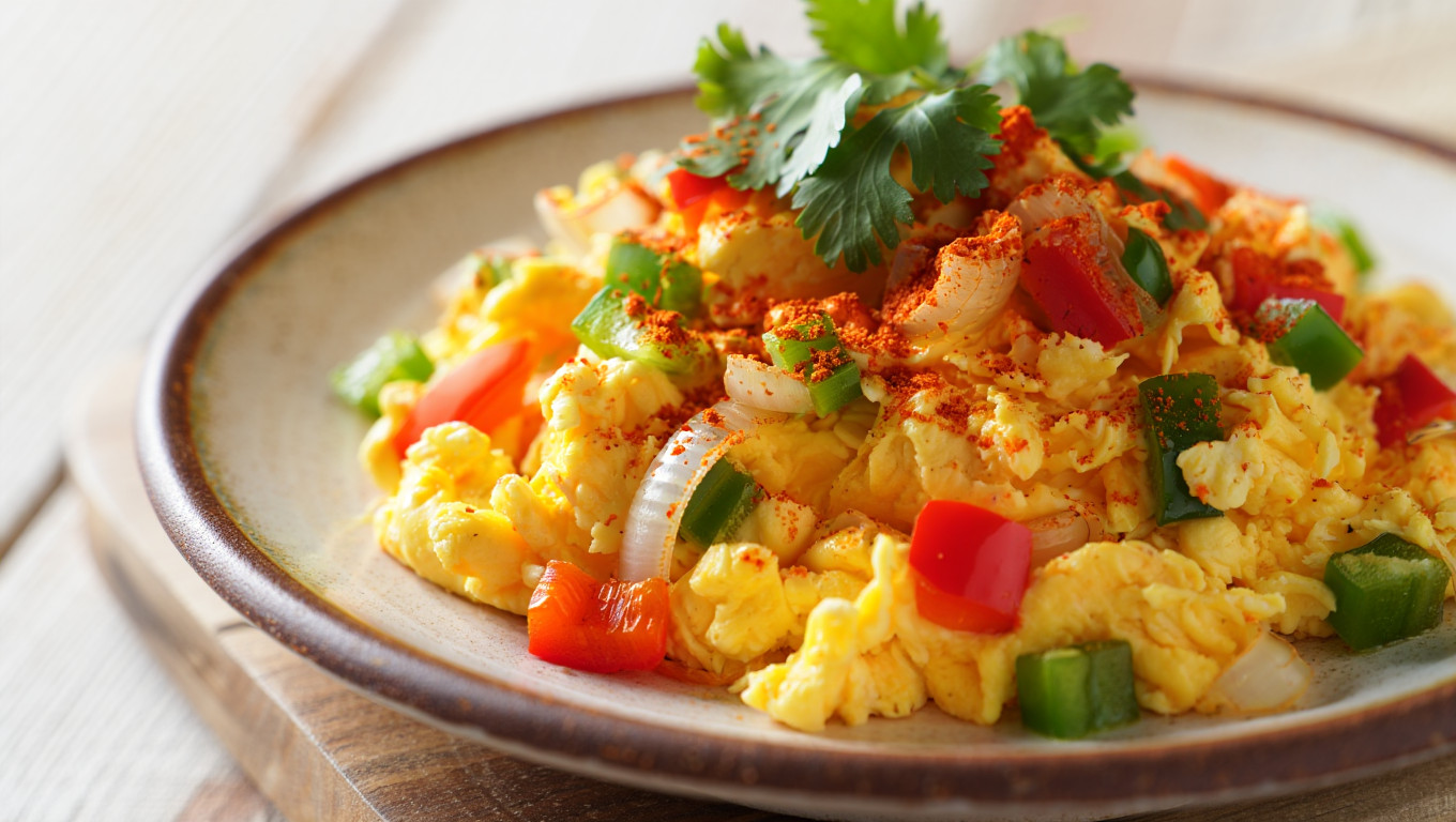 Zesty Mexican Scrambled Eggs