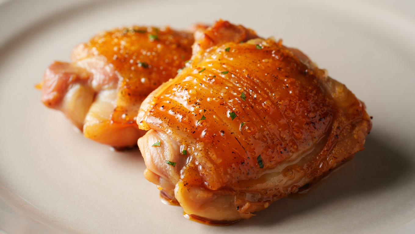 Zesty Roasted Chicken Thighs